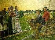 Carl Wilhelmson juniafton painting